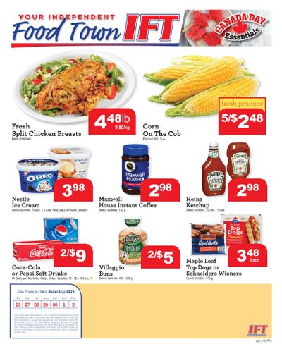 IFT Independent Food Town Flyer June 26 to July 2