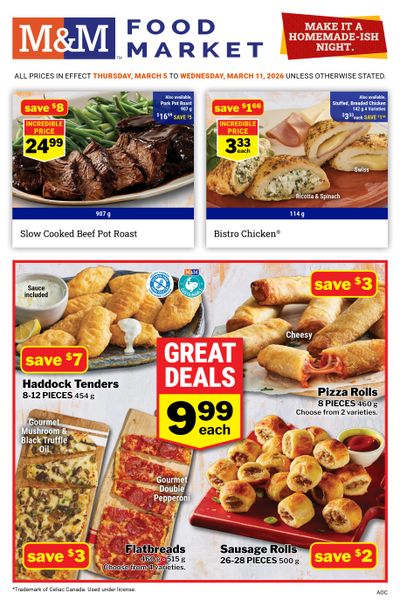 M&M Food Market (Atlantic, ON & West) Flyer March 5 to 11
