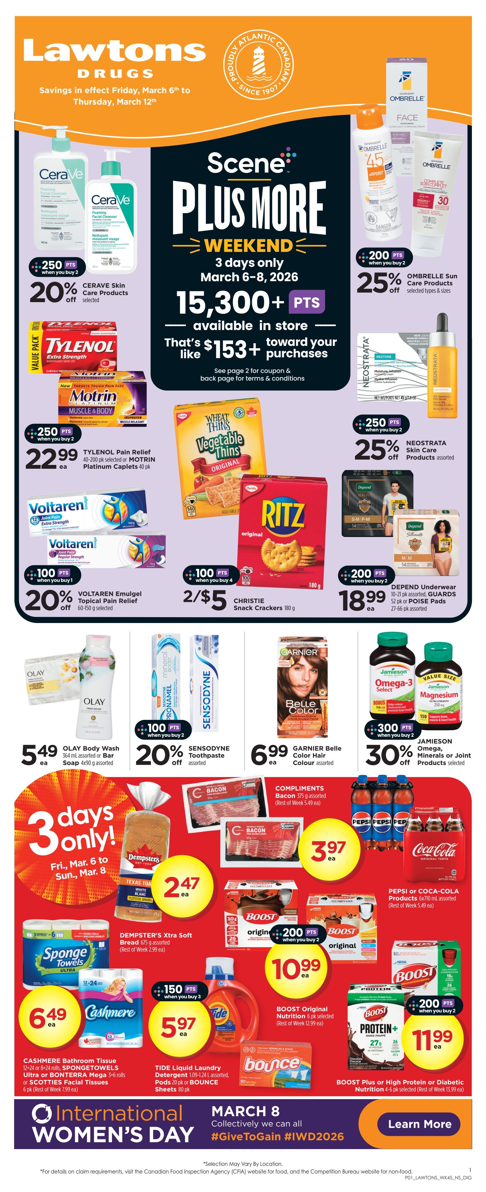 Lawtons Drugs (NS) Flyer March 6 to 12