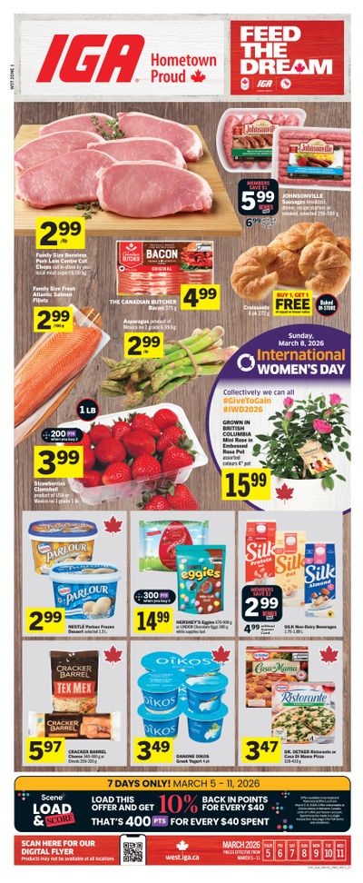 IGA (West) Flyer March 5 to 11