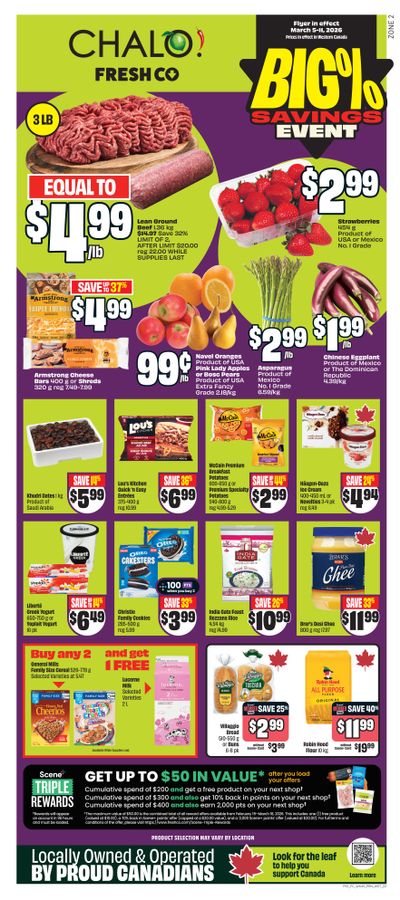 Chalo! FreshCo (West) Flyer March 5 to 11
