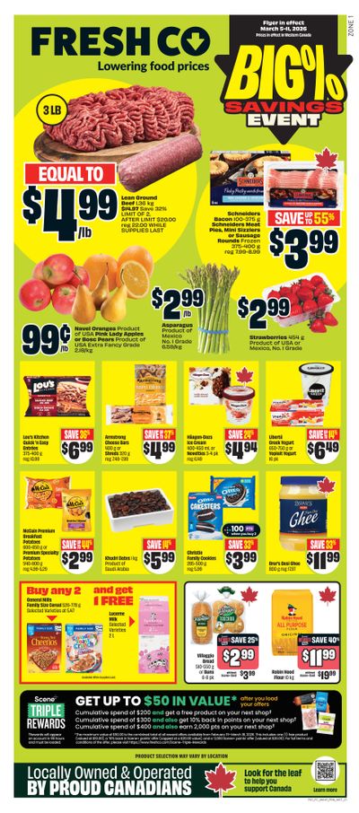 FreshCo (West) Flyer March 5 to 11