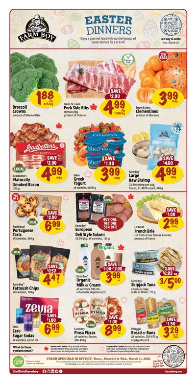 Farm Boy Flyer March 5 to 11