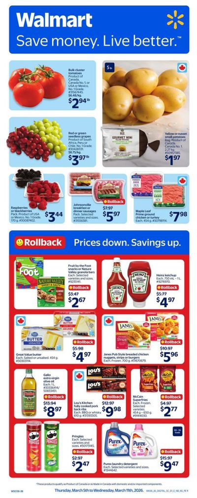 Walmart (Atlantic) Flyer March 5 to 11