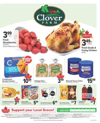 Clover Farm (ON) Flyer March 5 to 11