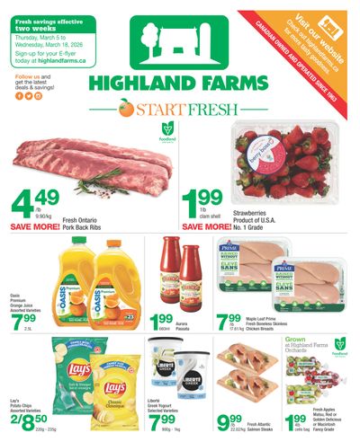 Highland Farms Flyer March 5 to 18