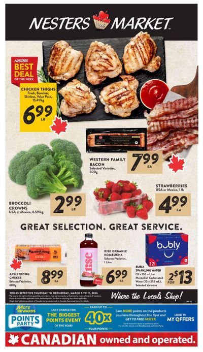 Nesters Market Flyer March 5 to 11
