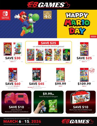 EB Games Flyer March 6 to 15