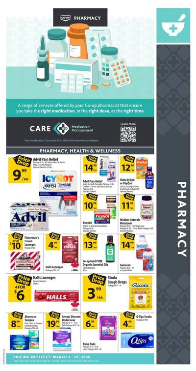 Co-op (West) Pharmacy Flyer March 5 to 25