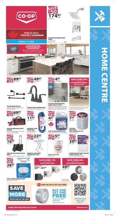 Co-op (West) Home Centre Flyer March 5 to 11