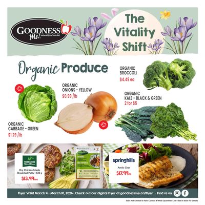 Goodness Me Flyer March 4 to 10