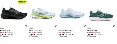 Saucony Canada Sale: Save up to 50% Off Running Shoes, Clothing, Accessories & More