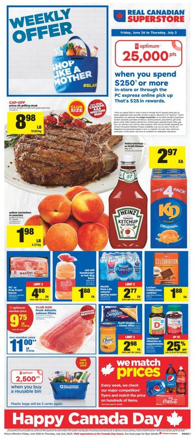 Real Canadian Superstore (West) Flyer June 26 to July 2