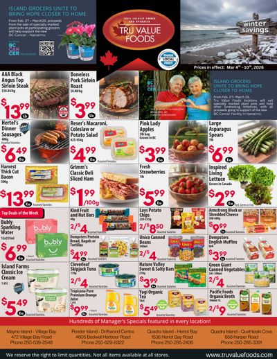 Tru Value Foods Flyer March 4 to 10