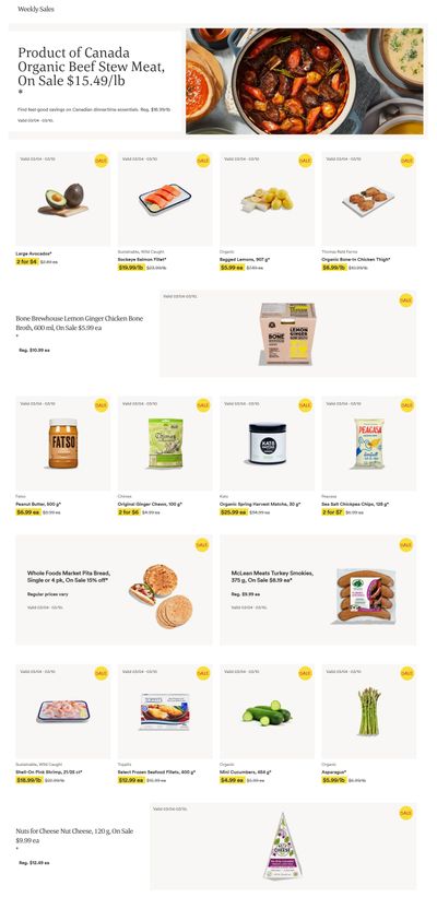 Whole Foods Market (West) Flyer March 4 to 10