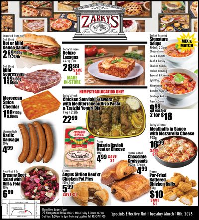 Zarky's Flyer March 4 to 10