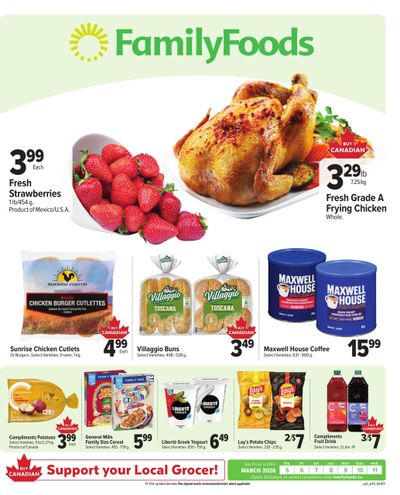 Family Foods Flyer March 5 to 11