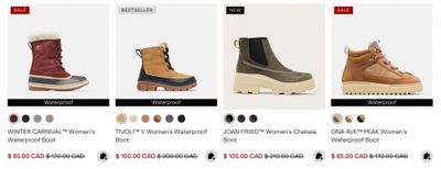 Sorel Canada: End of Season Sale up to 50% off