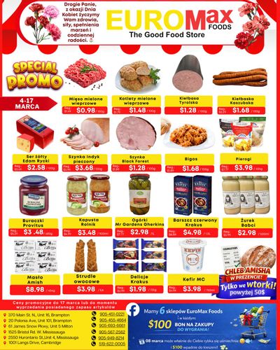 EuroMax Foods Bi-Weekly Flyer March 4 to 17