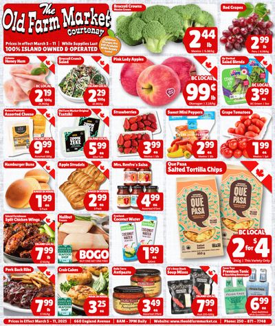 The Old Farm Market (Courtenay) Flyer March 5 to 11