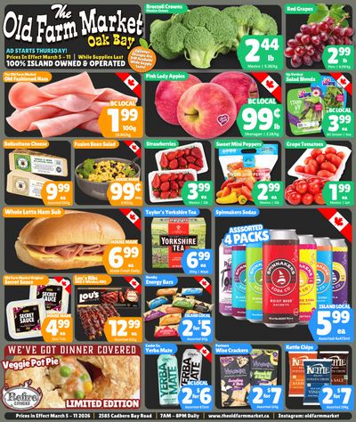 The Old Farm Market (Victoria) Flyer March 5 to 11
