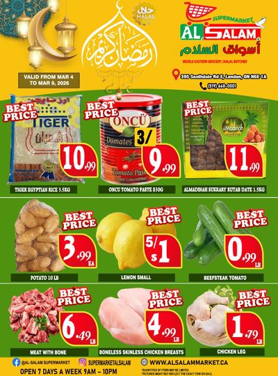 Al-Salam Supermarket Flyer March 4 to 9