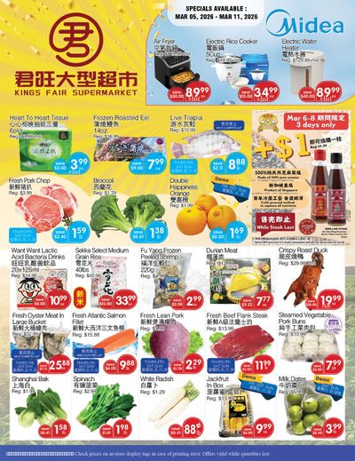 Kings Fair Supermarket Flyer March 5 to 11