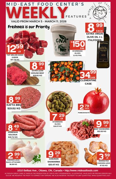 Mid-East Food Centre Flyer March 5 to 11