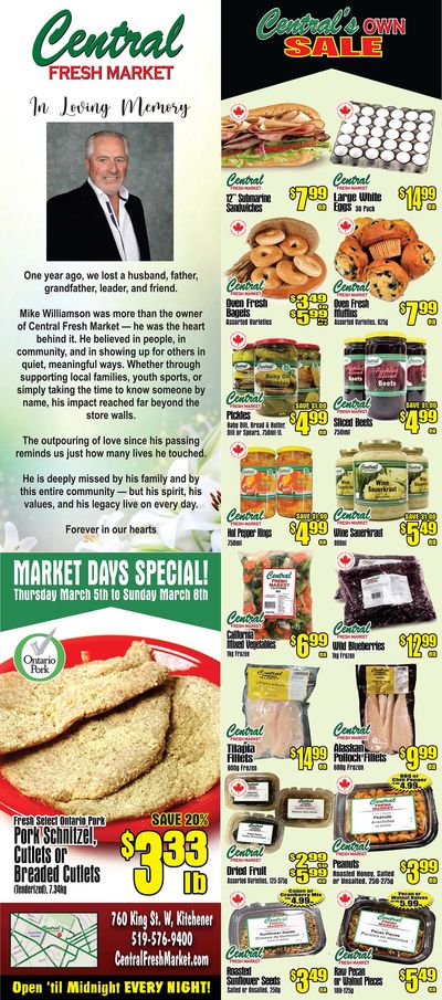Central Fresh Market Flyer March 5 to 12