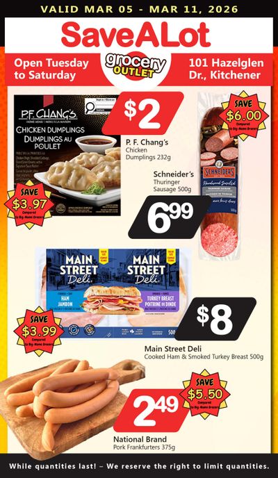 SaveALot Grocery Outlet Flyer March 5 to 11