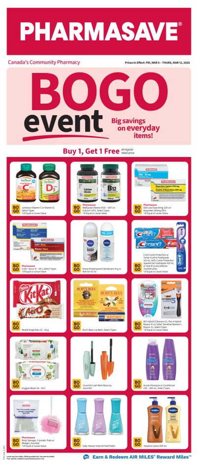 Pharmasave (Atlantic) Flyer March 6 to 12