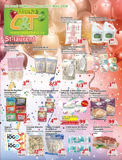 Marche C&T (St. Laurent) Flyer March 5 to 11