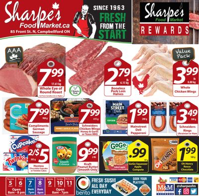 Sharpe's Food Market Flyer March 5 to 11