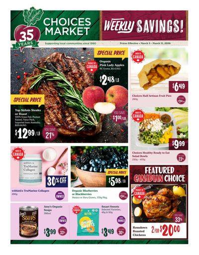 Choices Market Flyer March 5 to 11