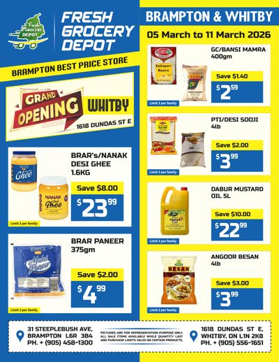 Fresh Grocery Depot Flyer March 5 to 11