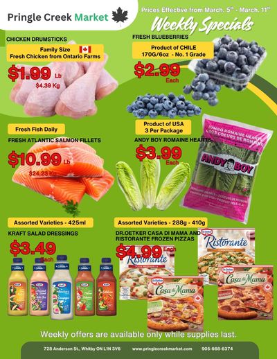 Pringle Creek Market Flyer March 5 to 11