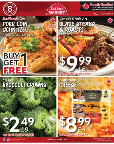 Red Barn Market Flyer March 5 to 11