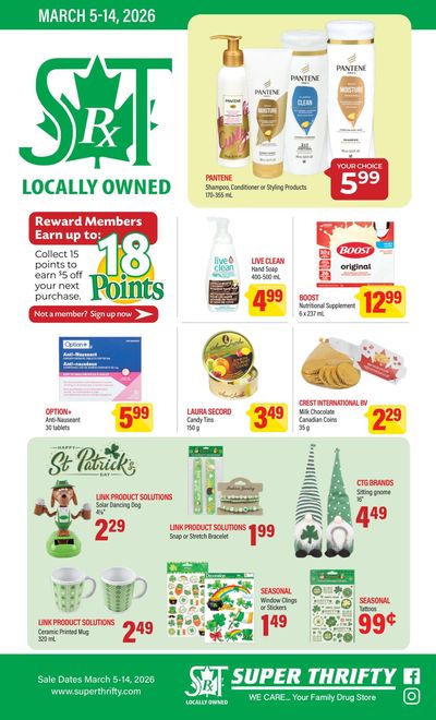 Super Thrifty Flyer March 5 to 14