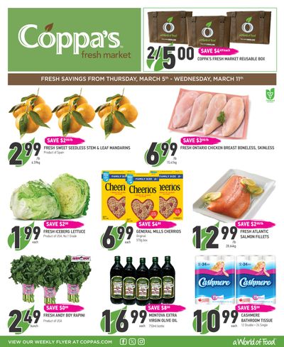 Coppa's Fresh Market Flyer March 5 to 11