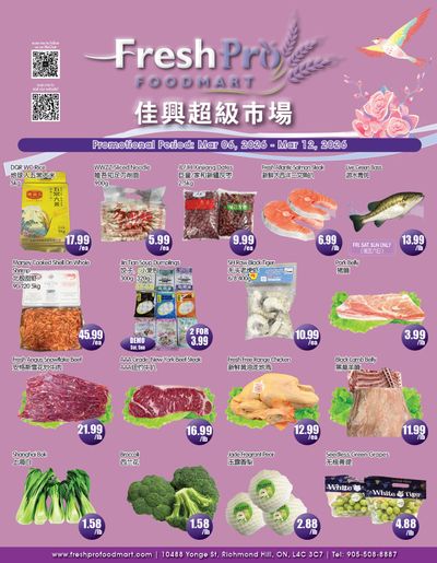 FreshPro Foodmart (Richmond Hill) Flyer March 6 to 12