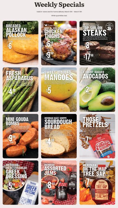 Meridian Farm Market Flyer March 5 to 11