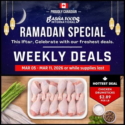 Basha Foods International Flyer March 5 to 11