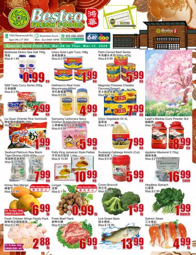 BestCo Food Mart (Ajax) Flyer March 6 to 12