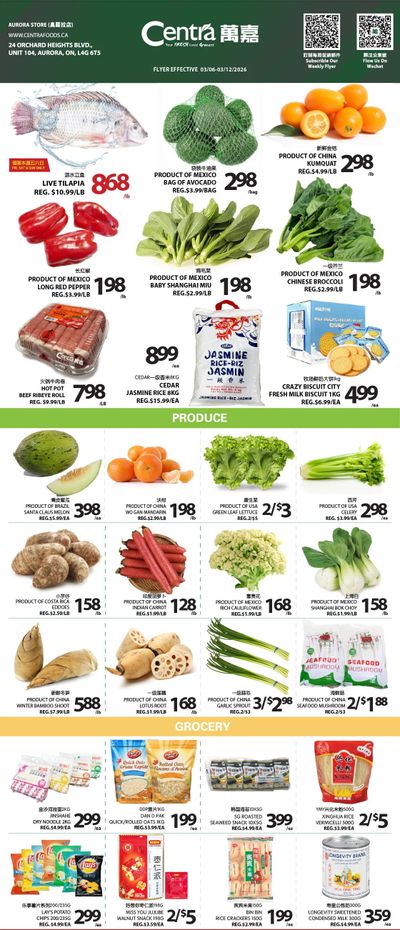 Centra Foods (Aurora) Flyer March 6 to 12