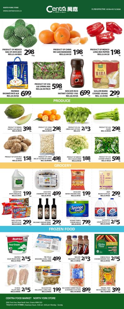 Centra Foods (North York) Flyer March 6 to 12