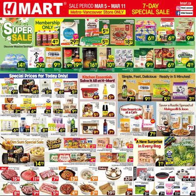 H Mart (West) Flyer March 5 to 11