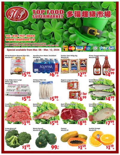 Top Food Supermarket Flyer March 6 to 12