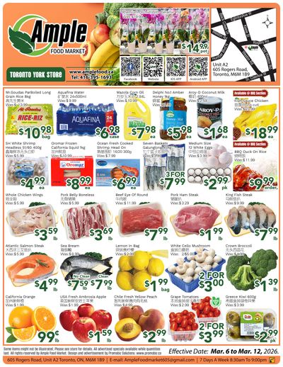 Ample Food Market (North York) Flyer March 6 to 12