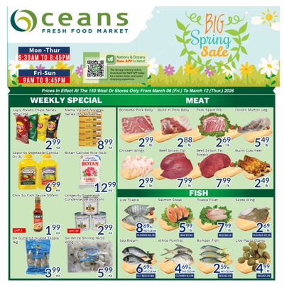 Oceans Fresh Food Market (Brampton) Flyer March 6 to 12