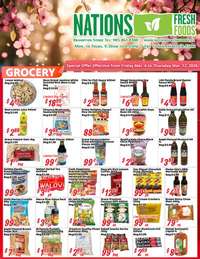 Nations Fresh Foods (Brampton) Flyer March 6 to 12